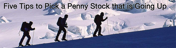 Five Tips to Pick a Penny Stock that is Going Up