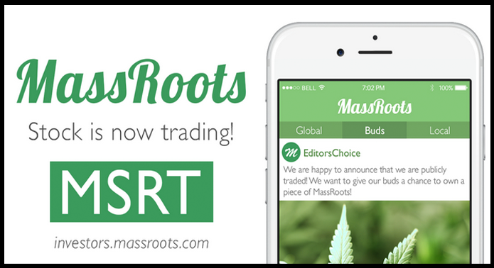 Cannabis Technology Company MassRoots Files Application to Have Its Common Stock Uplisted to the NASDAQ Capital Market